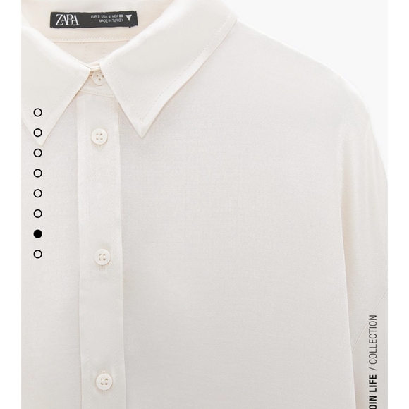 Satin effect blouse - Picture 5 of 5